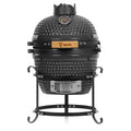 Kamado Holzkohlegrill "HAIIRO", Ø 32 cm, inkl.Grillrost und Thermometer