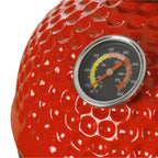 Kamado Holzkohlegrill "HAIIRO", Ø 32 cm, inkl.Grillrost und Thermometer