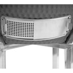 BBQ-Toro Kamado Grill Holzkohlegrill Ø 46 cm "KURO" mit Bambusablage, Thermometer, Grau