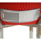 BBQ-Toro Kamado Grill Holzkohlegrill Ø 46 cm "KURO" mit Bambusablage, Thermometer, Grau
