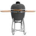 Kamado Holzkohlegrill "KURO", Ø 52 cm, inkl. Ablage, Thermometer