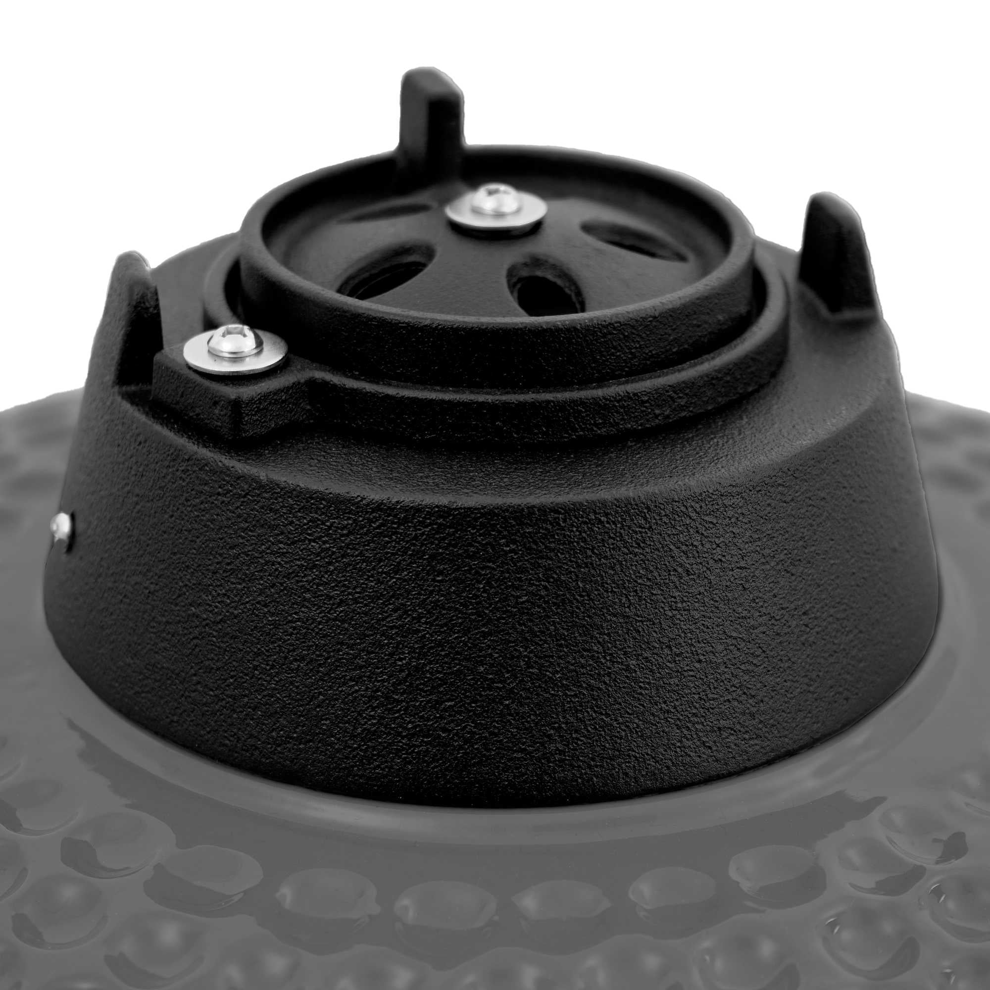BBQ-Toro Kamado Grill Holzkohlegrill Ø 46 cm "KURO" mit Bambusablage, Thermometer, Grau