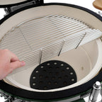 Kamado Holzkohlegrill "KURO", Ø 52 cm, inkl. Ablage, Thermometer