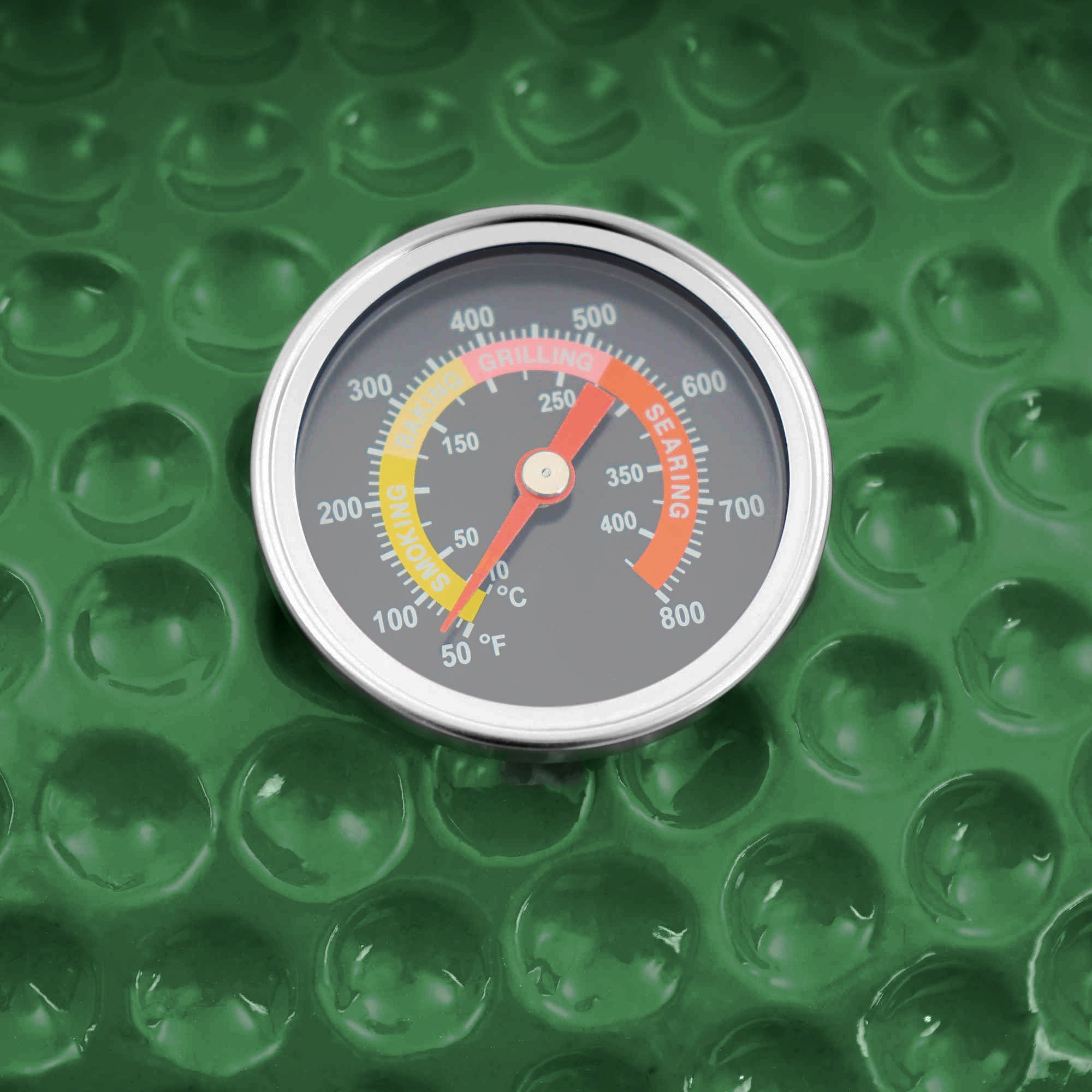 Kamado Holzkohlegrill "KURO", Ø 52 cm, inkl. Ablage, Thermometer