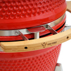 Kamado Holzkohlegrill "KURO", Ø 52 cm, inkl. Ablage, Thermometer