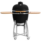 Kamado Holzkohlegrill "KURO", Ø 52 cm, inkl. Ablage, Thermometer