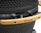 Kamado Holzkohlegrill "KURO", Ø 52 cm, inkl. Ablage, Thermometer