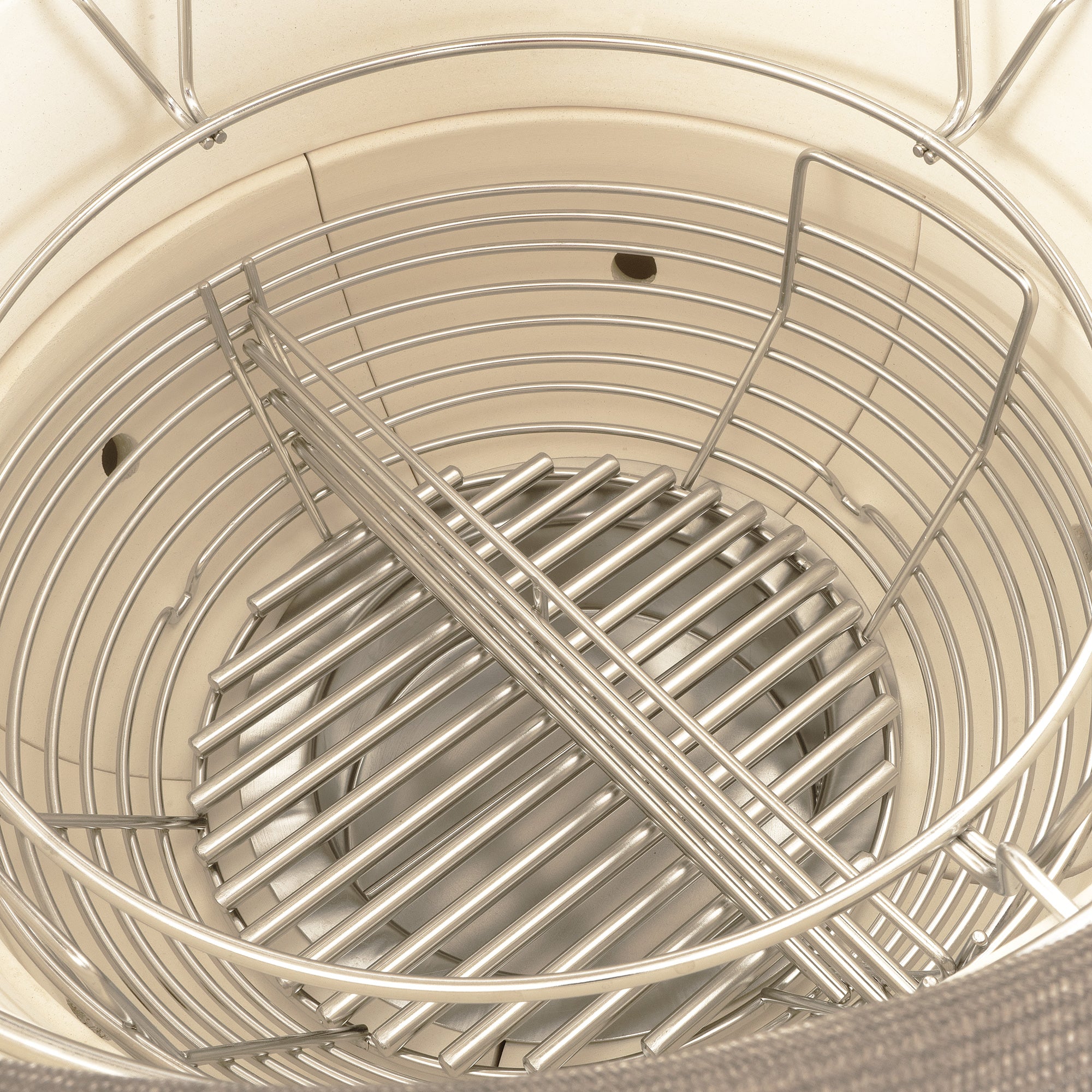 Kamado Holzkohlegrill "Yoru", inkl. Thermometer, Rädern