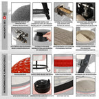Kamado Holzkohlegrill "Yoru", inkl. Thermometer, Rädern