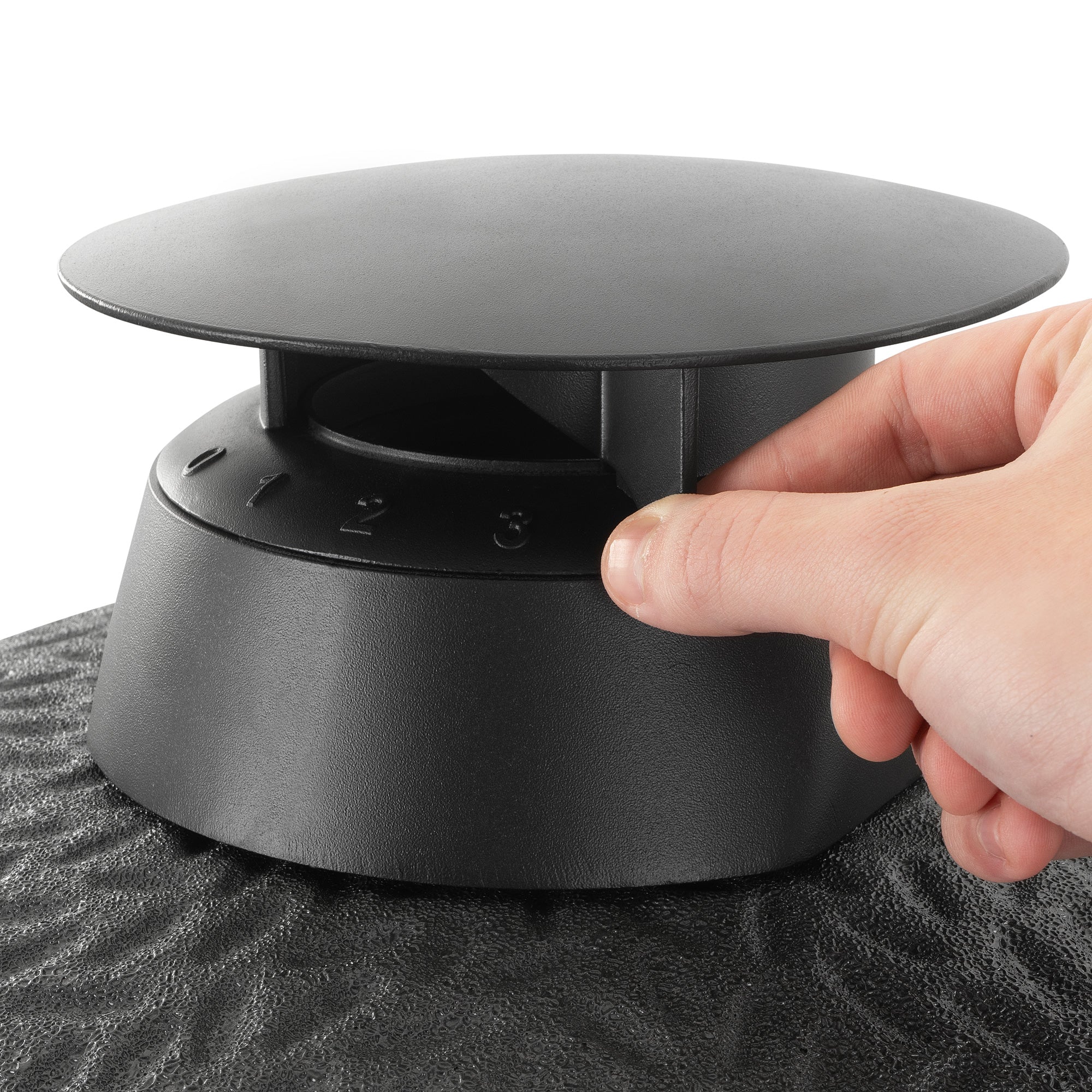 Kamado Holzkohlegrill "Yoru", inkl. Thermometer, Rädern