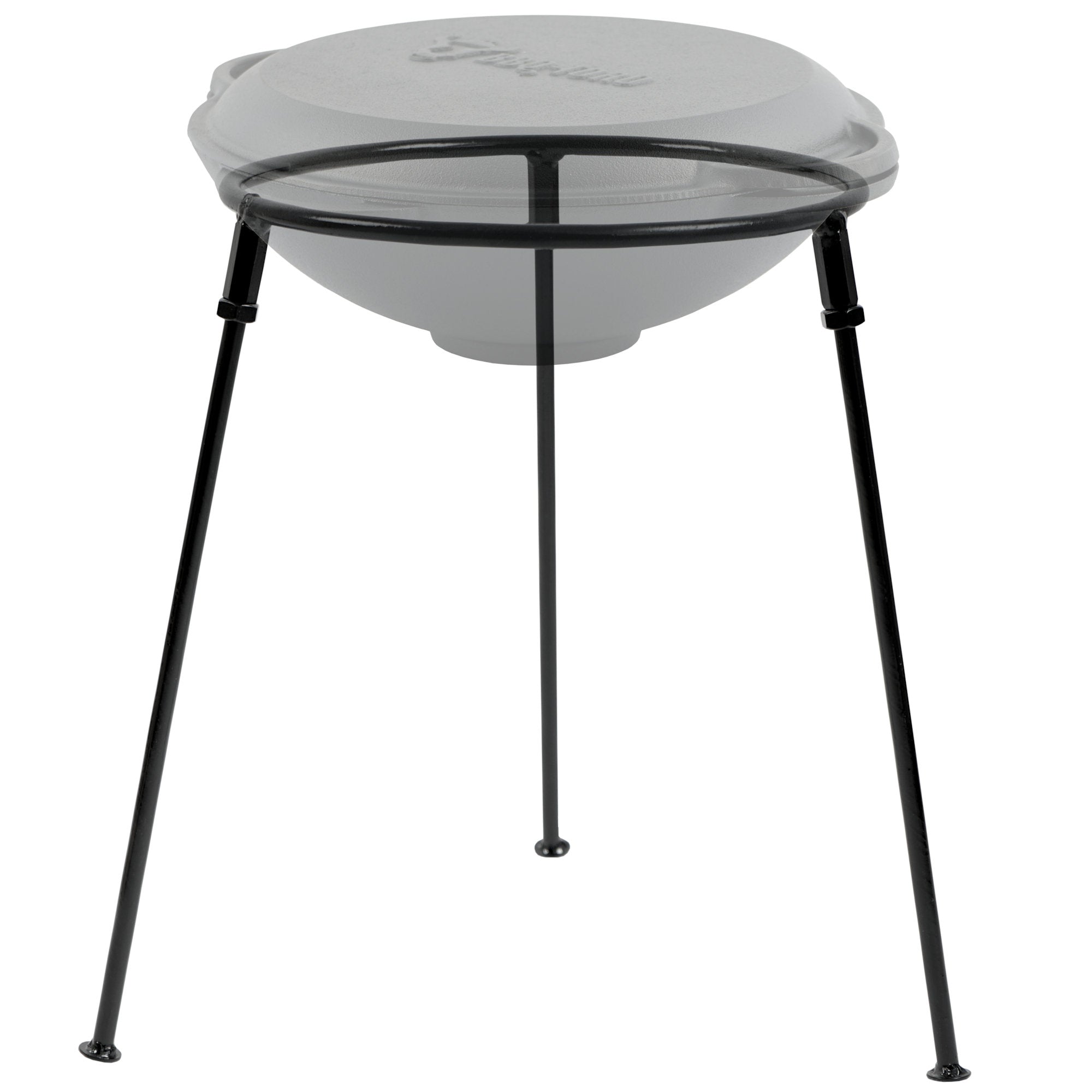 Kazan und Ständer Set, 36 cm, Gusseisen, inkl. Deckel