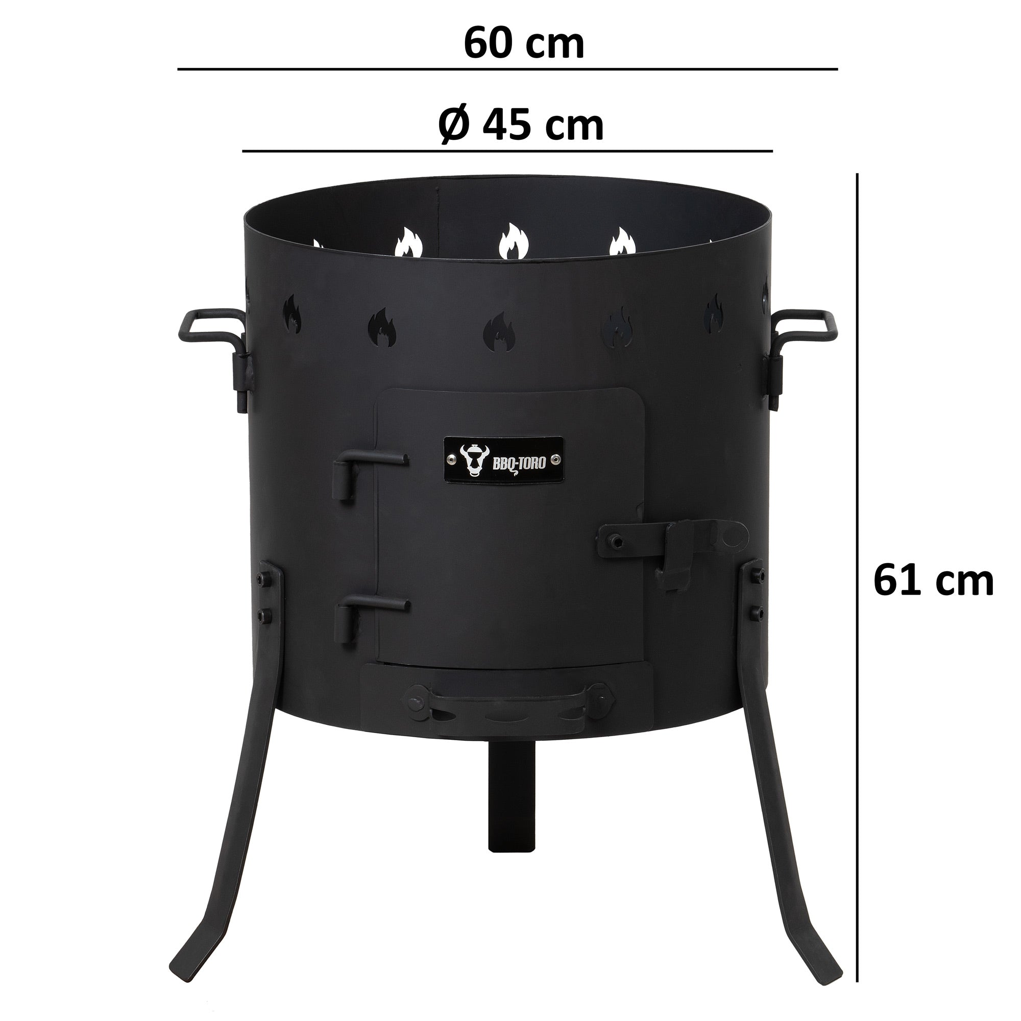 Four Kazan Ø 45 cm, avec kazan, en fonte