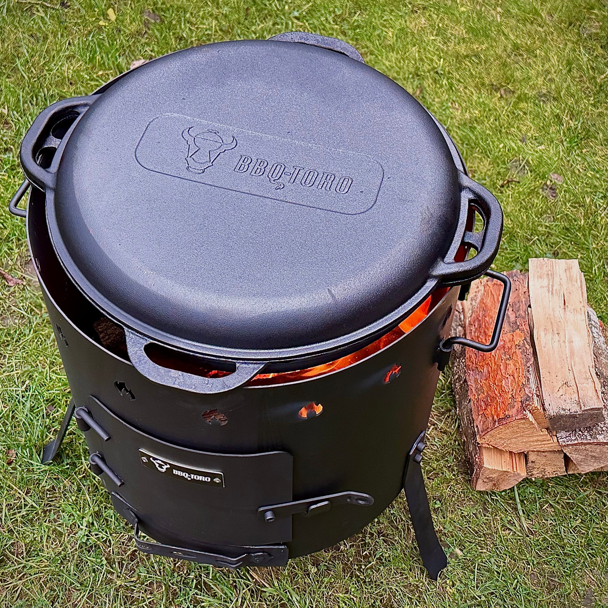 Four Kazan Ø 45 cm, avec kazan, en fonte