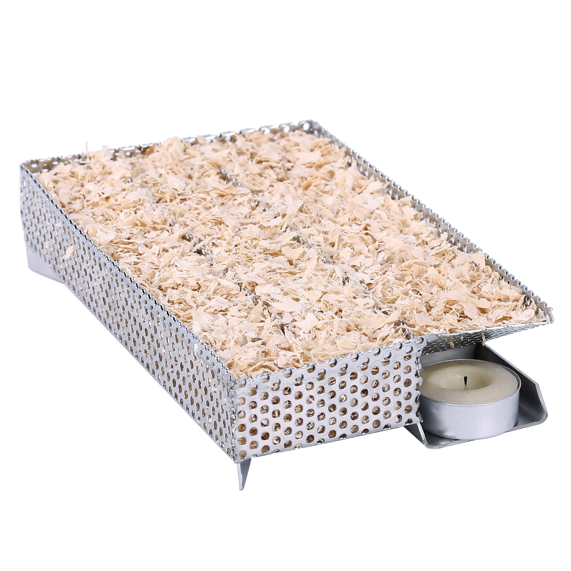 Kaltraucherzeuger für Sparbrand, 20 x 12,5 cm, Edelstahl