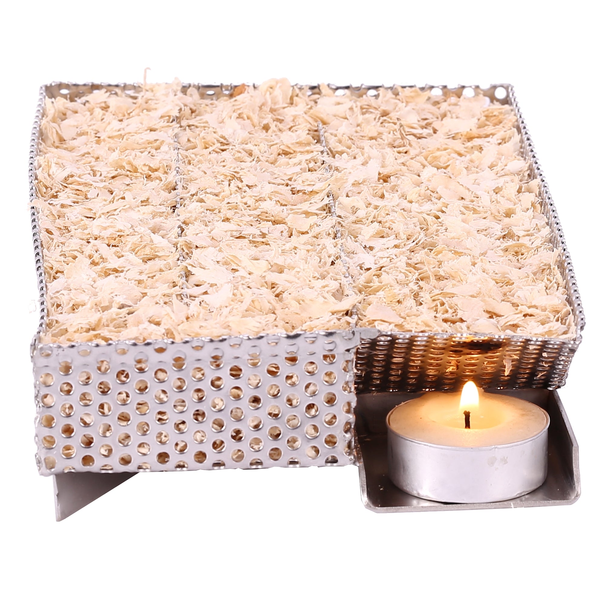 Kaltraucherzeuger für Sparbrand, 20 x 12,5 cm, Edelstahl