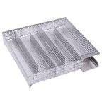 Kaltraucherzeuger für Sparbrand, 20,5 x 20,5 cm, Edelstahl