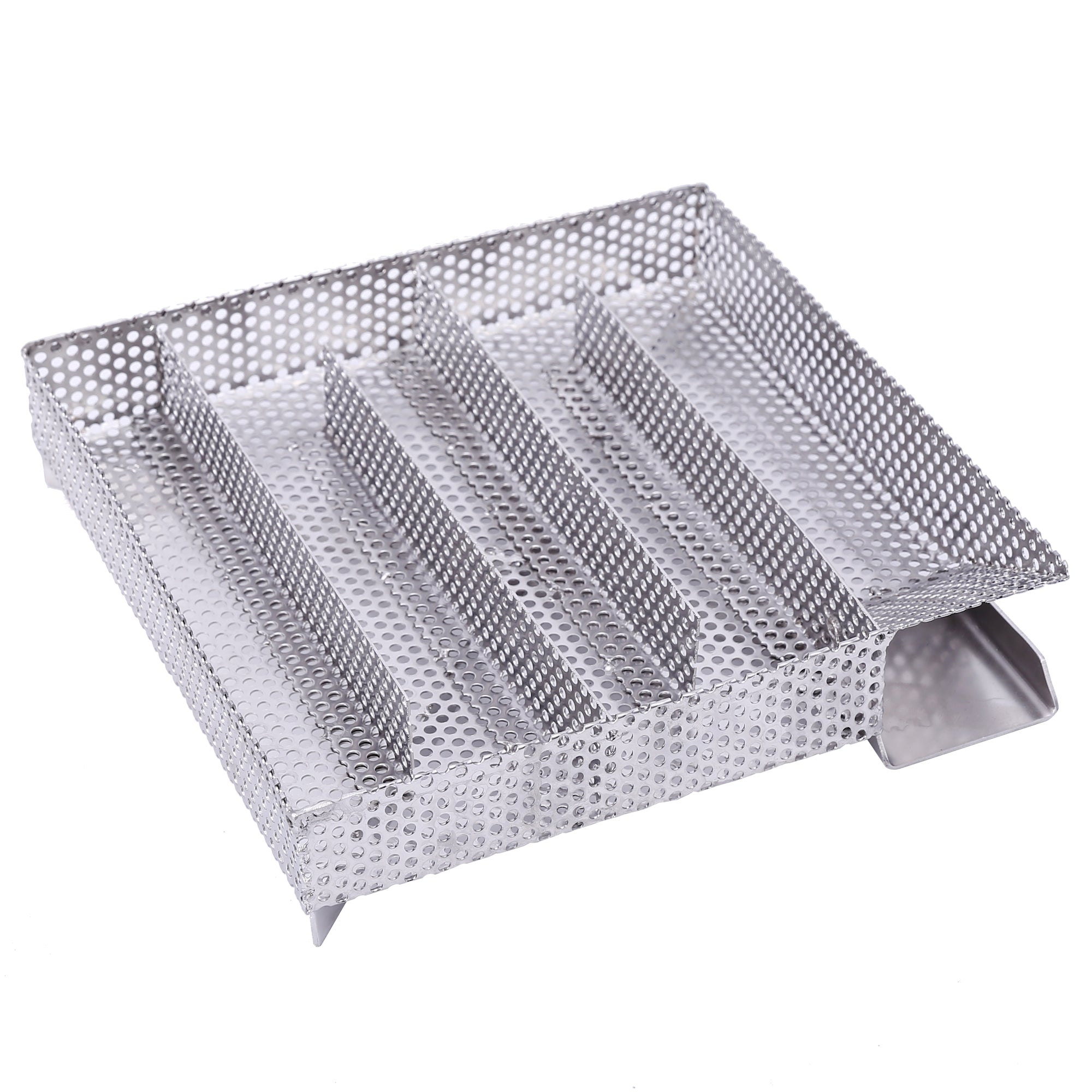Kaltraucherzeuger für Sparbrand, 20,5 x 20,5 cm, Edelstahl