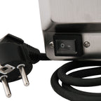 Grillmotor für Grillspieß, 220 - 240V, Edelstahl, Belastbar bis 10 kg
