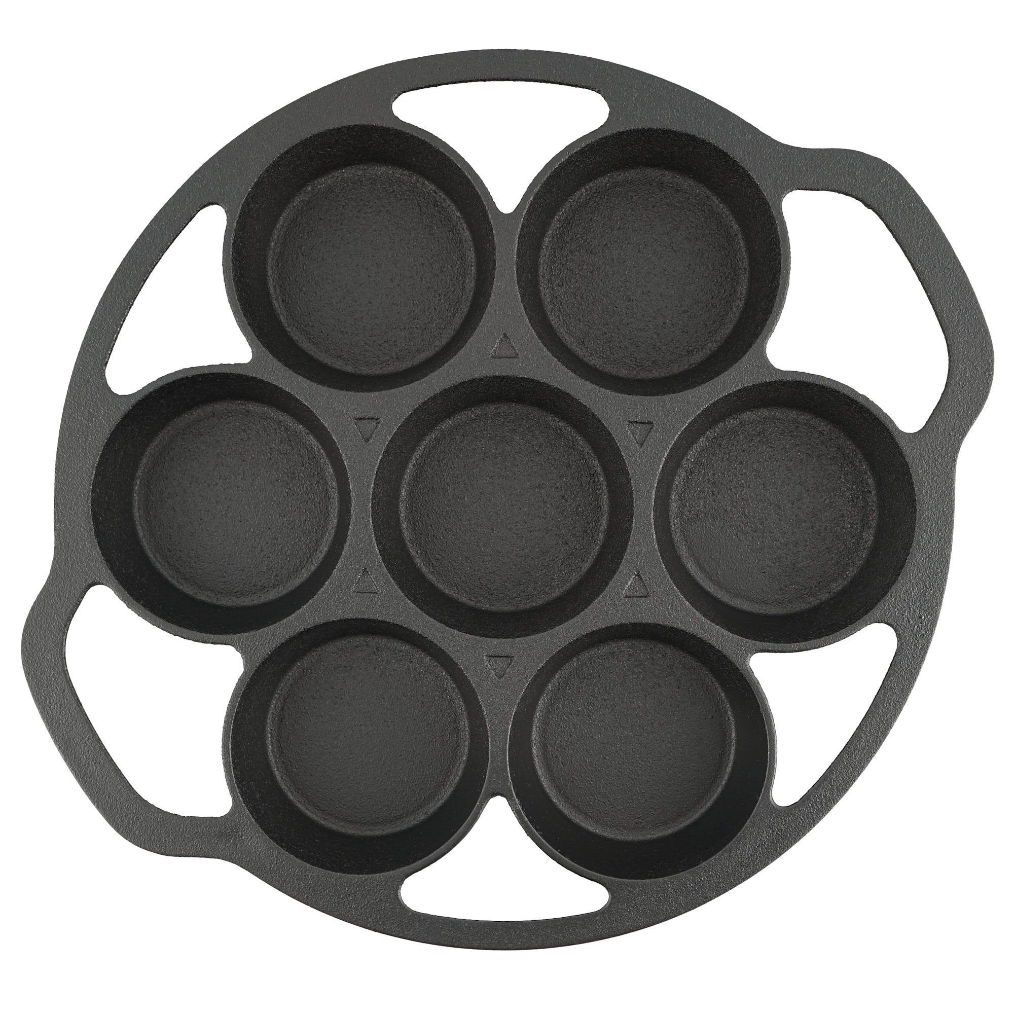 Muffinform für 7 Muffins, Gusseisen, je 100ml
