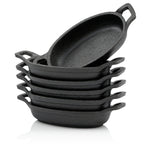 Servierpfännchen, 6er Set, Gusseisen