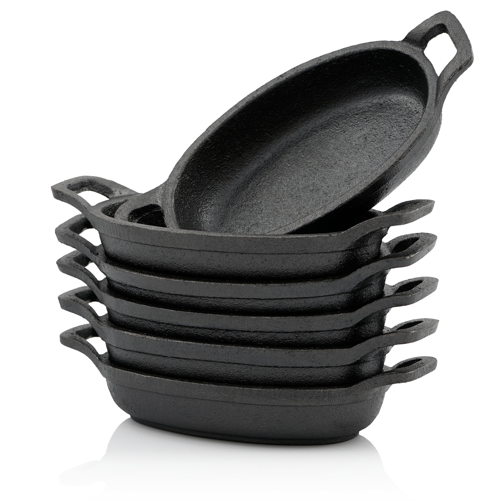 Servierpfännchen, 6er Set, Gusseisen