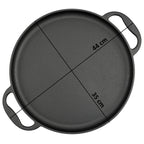 Grillpfanne, Ø 35 cm, Gusseisen