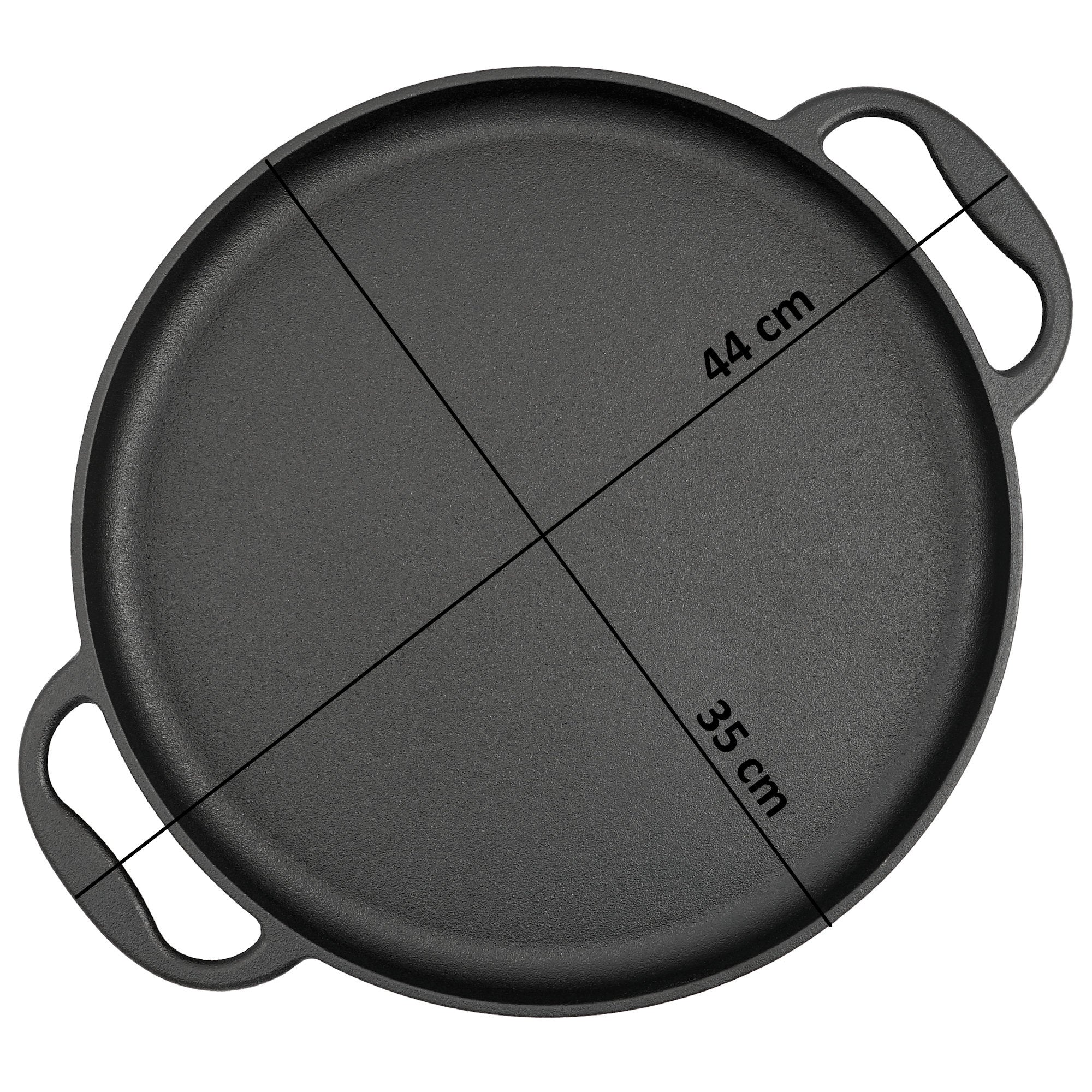 Grillpfanne, Ø 35 cm, Gusseisen