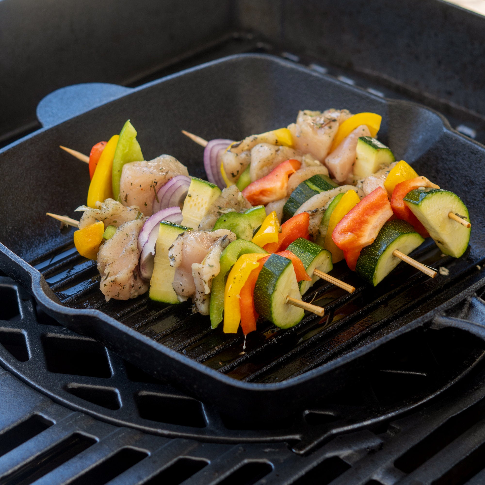 Grillpfanne, 26 x 26 cm, Gusseisen
