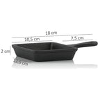 Raclette Pfännchen, 6er Set, 12,5 x 18 cm, Gusseisen