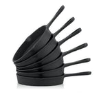 Grillpfännchen, 6er Set, Ø 12,5 cm, Gusseisen