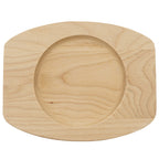 Mini cocotte en fonte, Ø 11 cm, avec socle en bois.