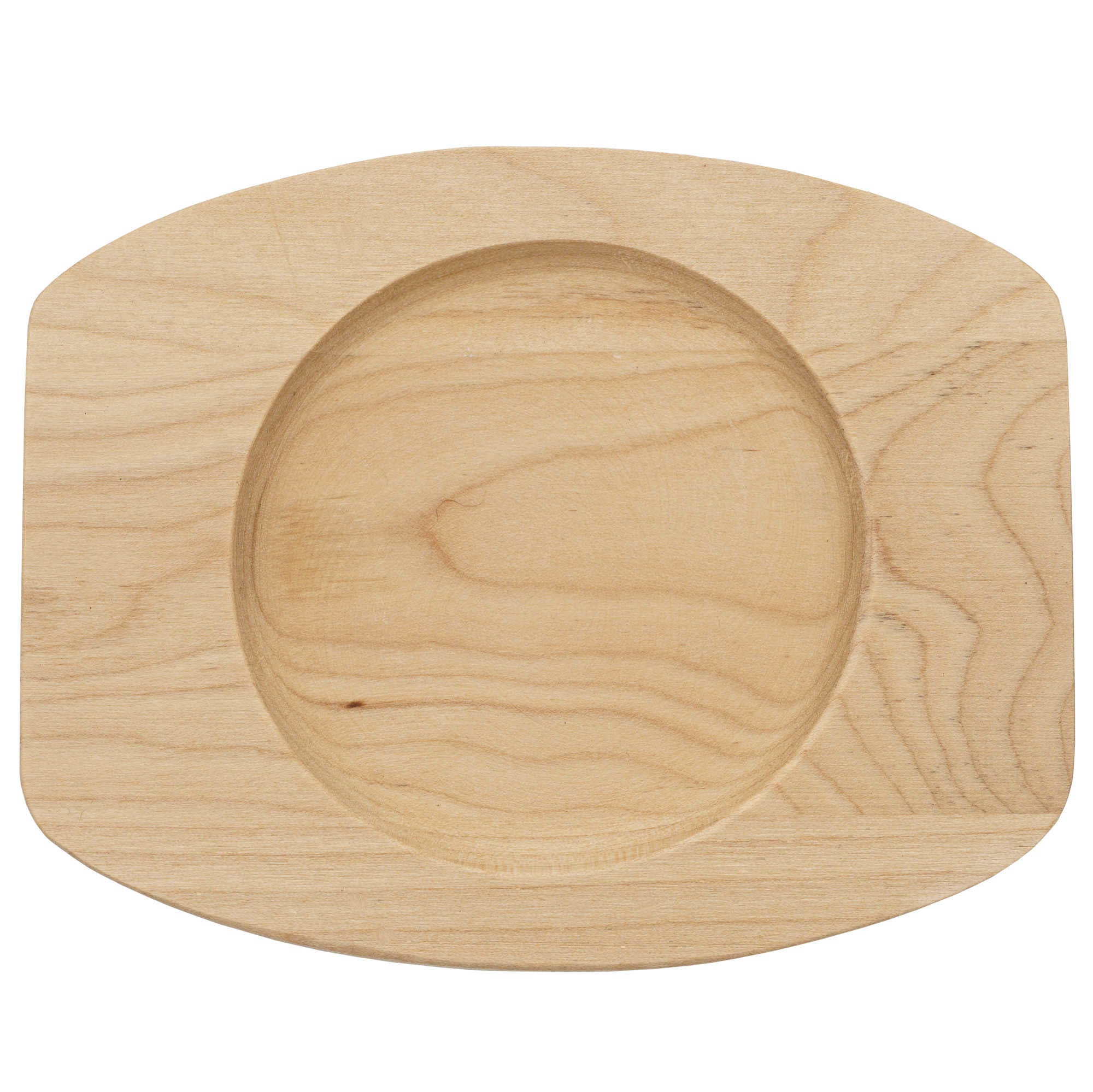 Mini cocotte en fonte, Ø 11 cm, avec socle en bois.