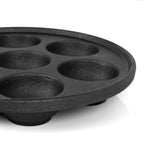 Poffertjes Pfanne, Ø 20,5 cm, Gusseisen, für 7 Förtchen