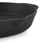 Bratpfanne, Ø 29 cm, Gusseisen, mit Griff und zwei Ausgießern
