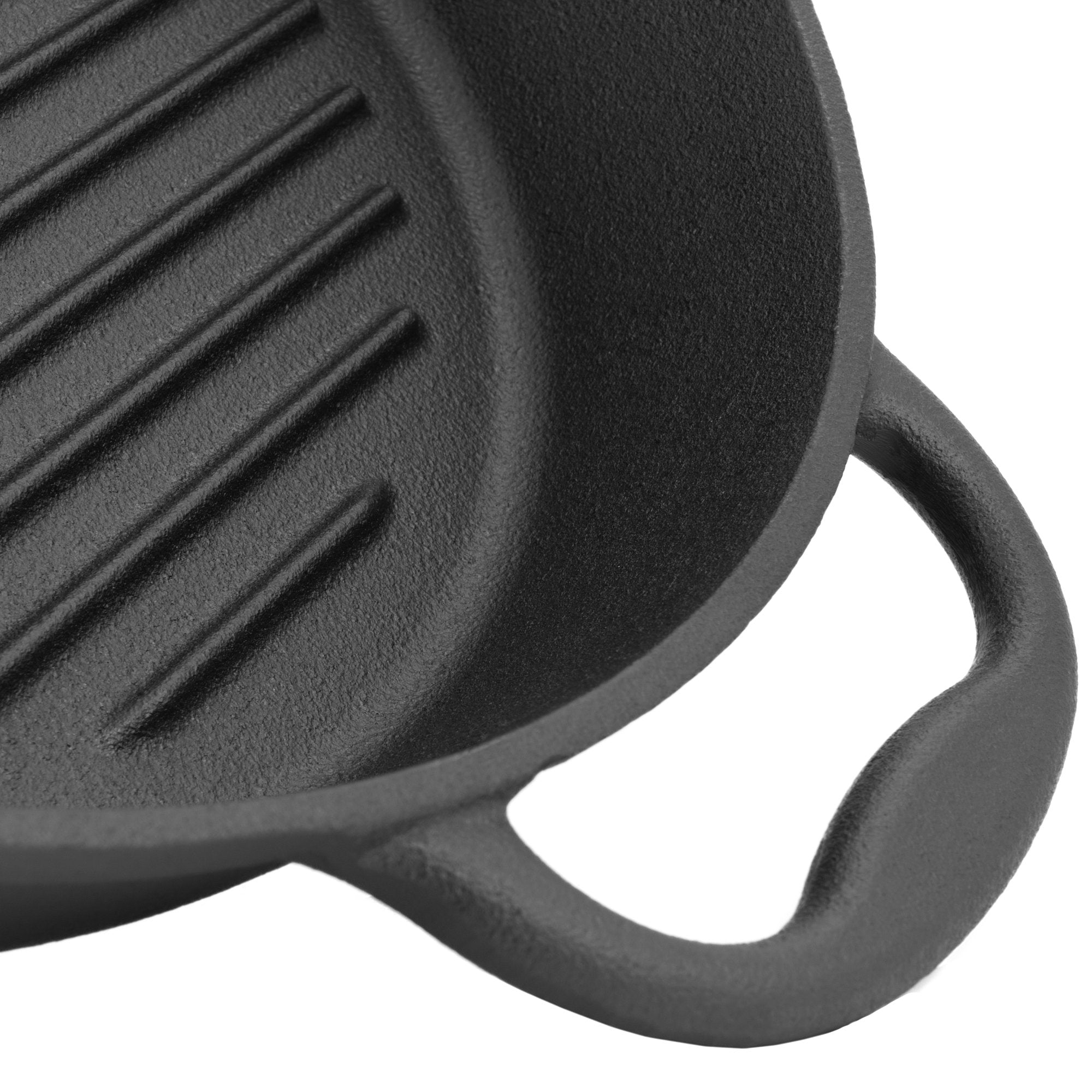 Bratpfanne, Ø 29 cm, Gusseisen, mit Griff und zwei Ausgießern
