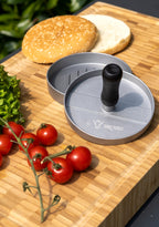 Burger press, Ø 11.8 cm, aluminum