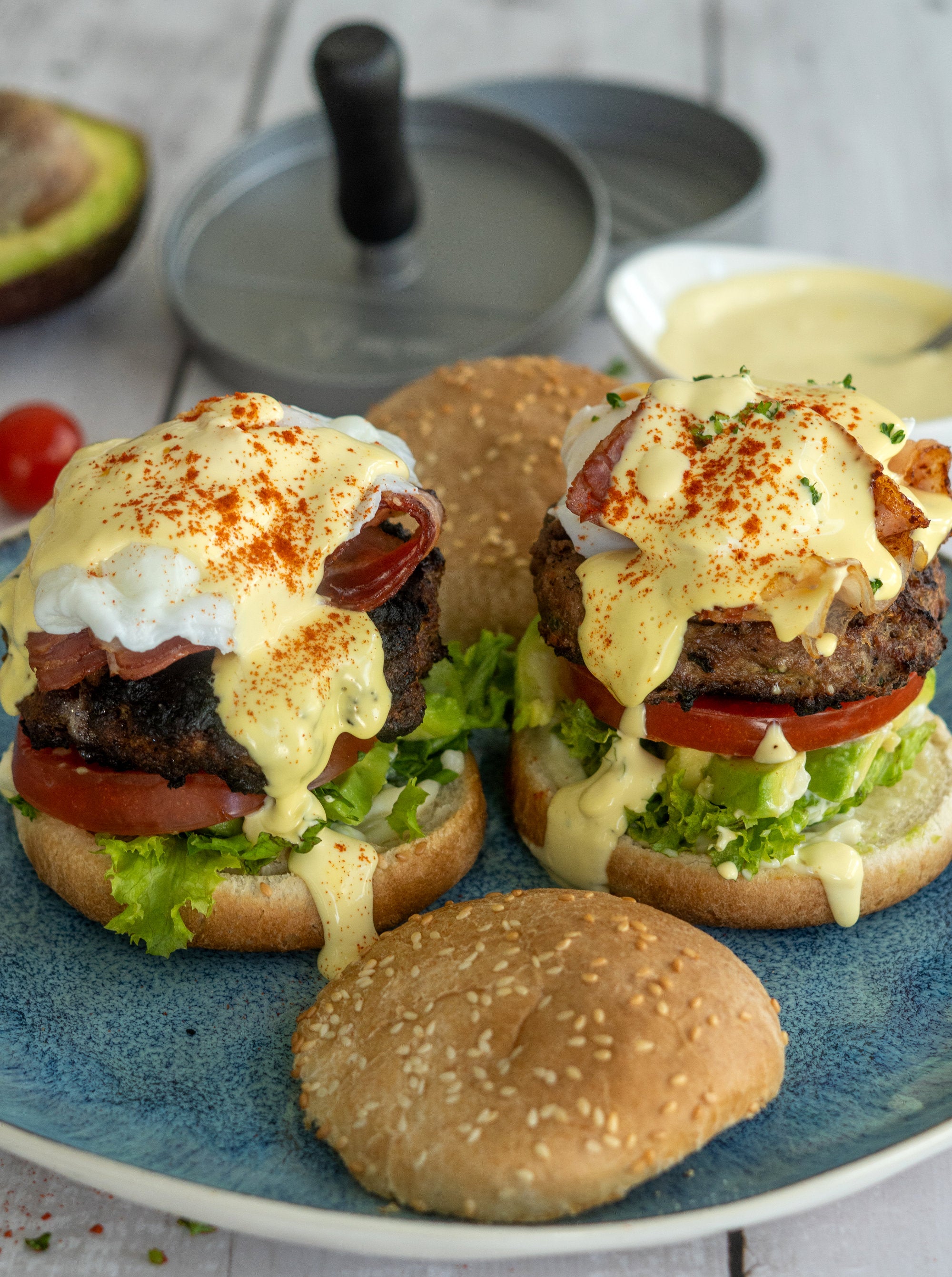 Burgerpresse, Ø 11,8 cm, Aluminium