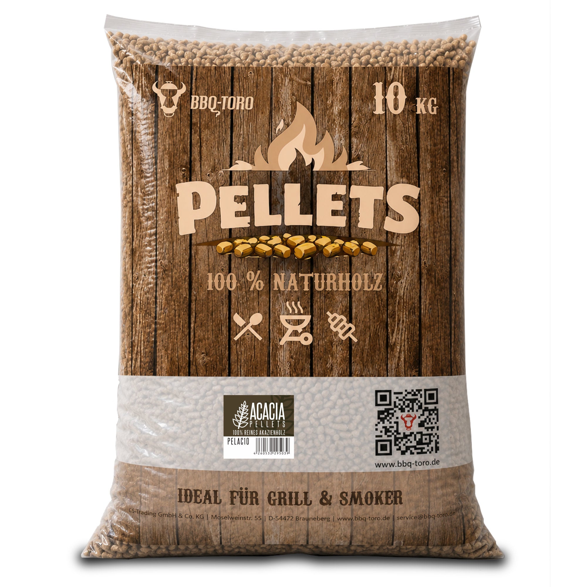 Räucherpellets "Acacia Pellets", 100% Akazienholz