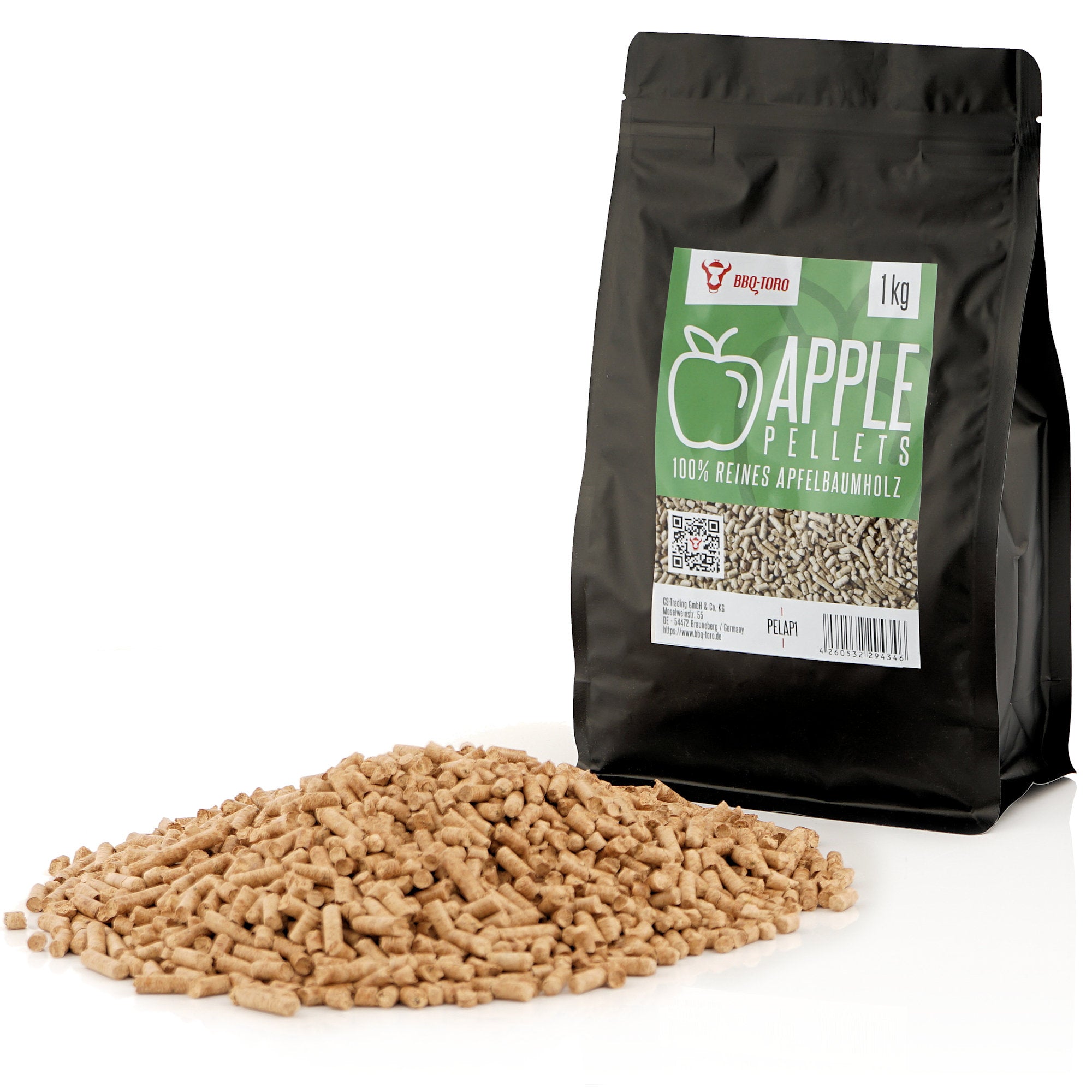 Räucherpellets "Apple Pellets", 100% Apfelbaumholz