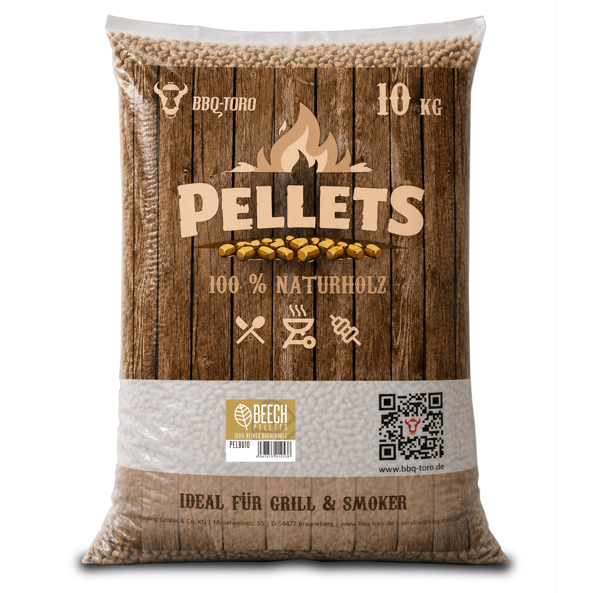 Räucherpellets "Beech Pellets", 100% Buchenholz