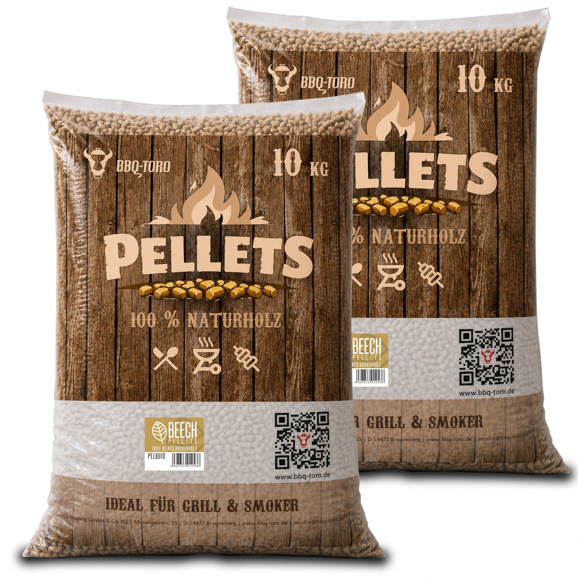 Räucherpellets "Beech Pellets", 100% Buchenholz