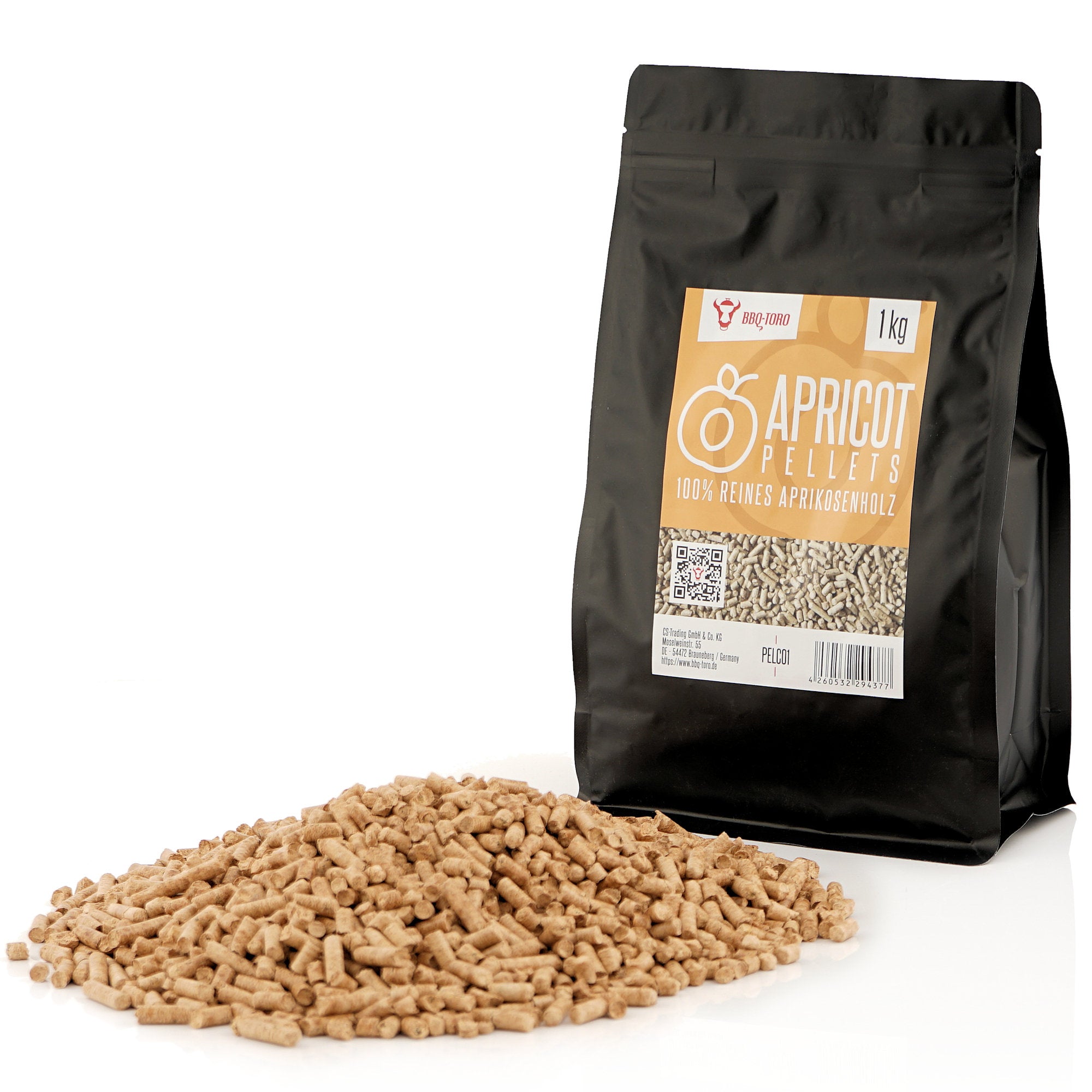 Räucherpellets Set, 100% Fruchtholz, 4 Sorten à 1 kg