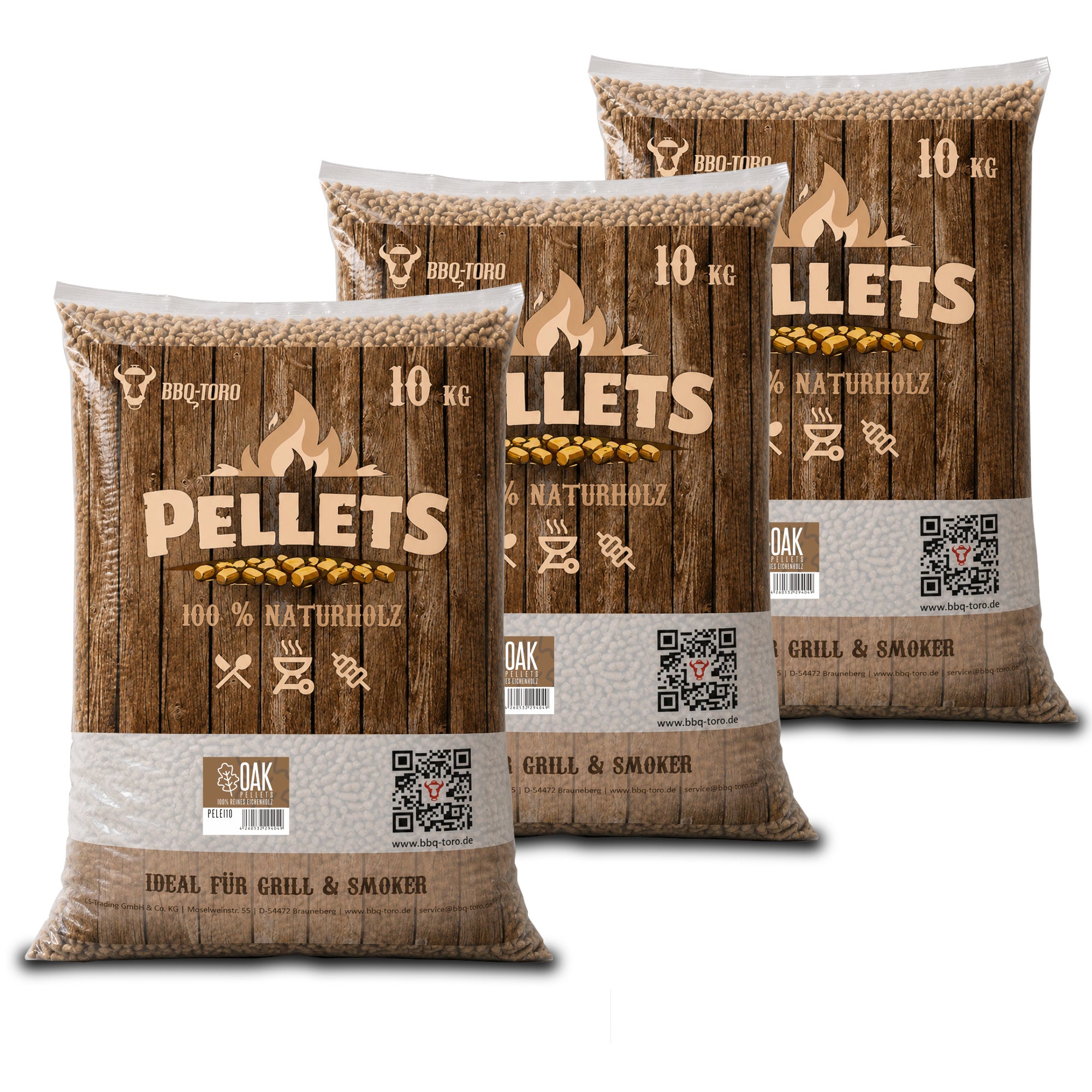 Räucherpellets "Oak Pellets", 100% Eichenholz
