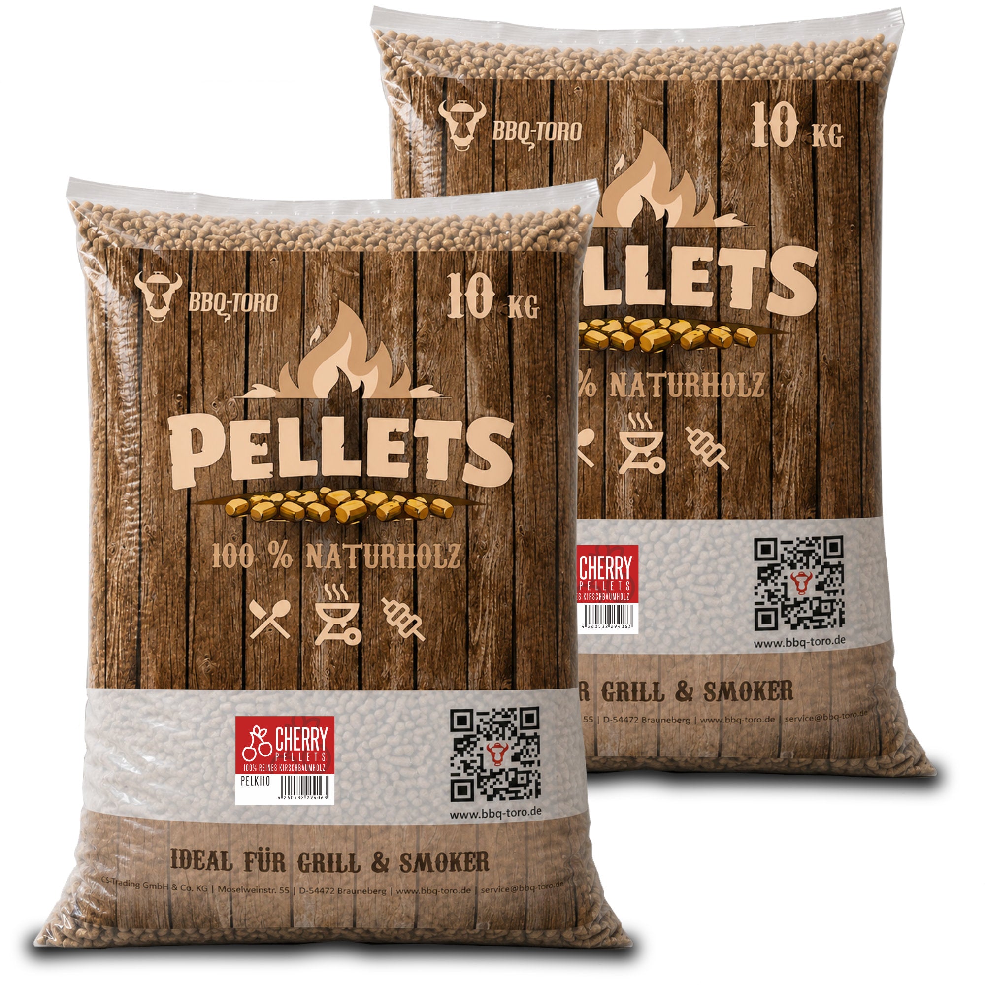 Räucherpellets "Cherry Pellets", 100% Kirschbaumholz