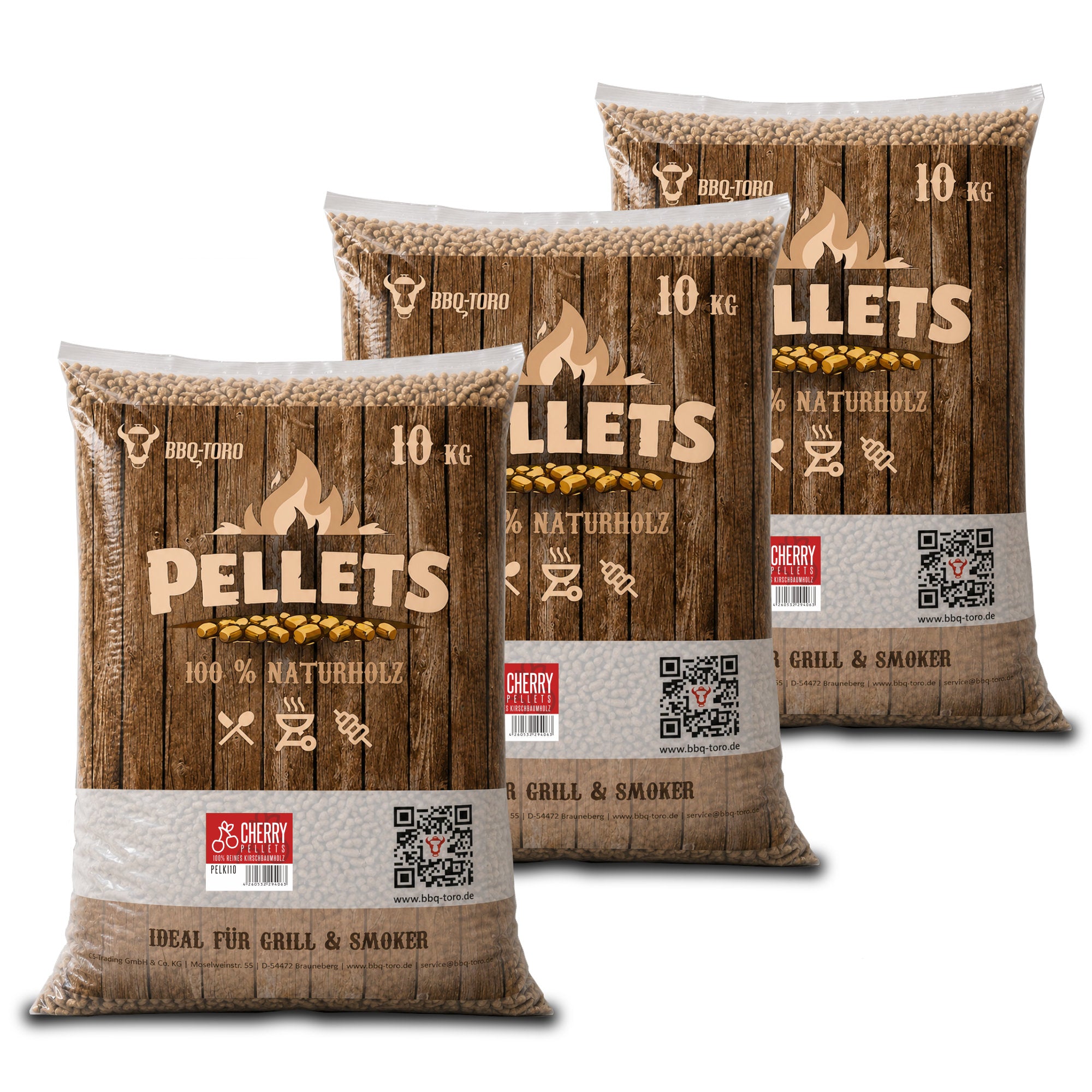 Räucherpellets "Cherry Pellets", 100% Kirschbaumholz