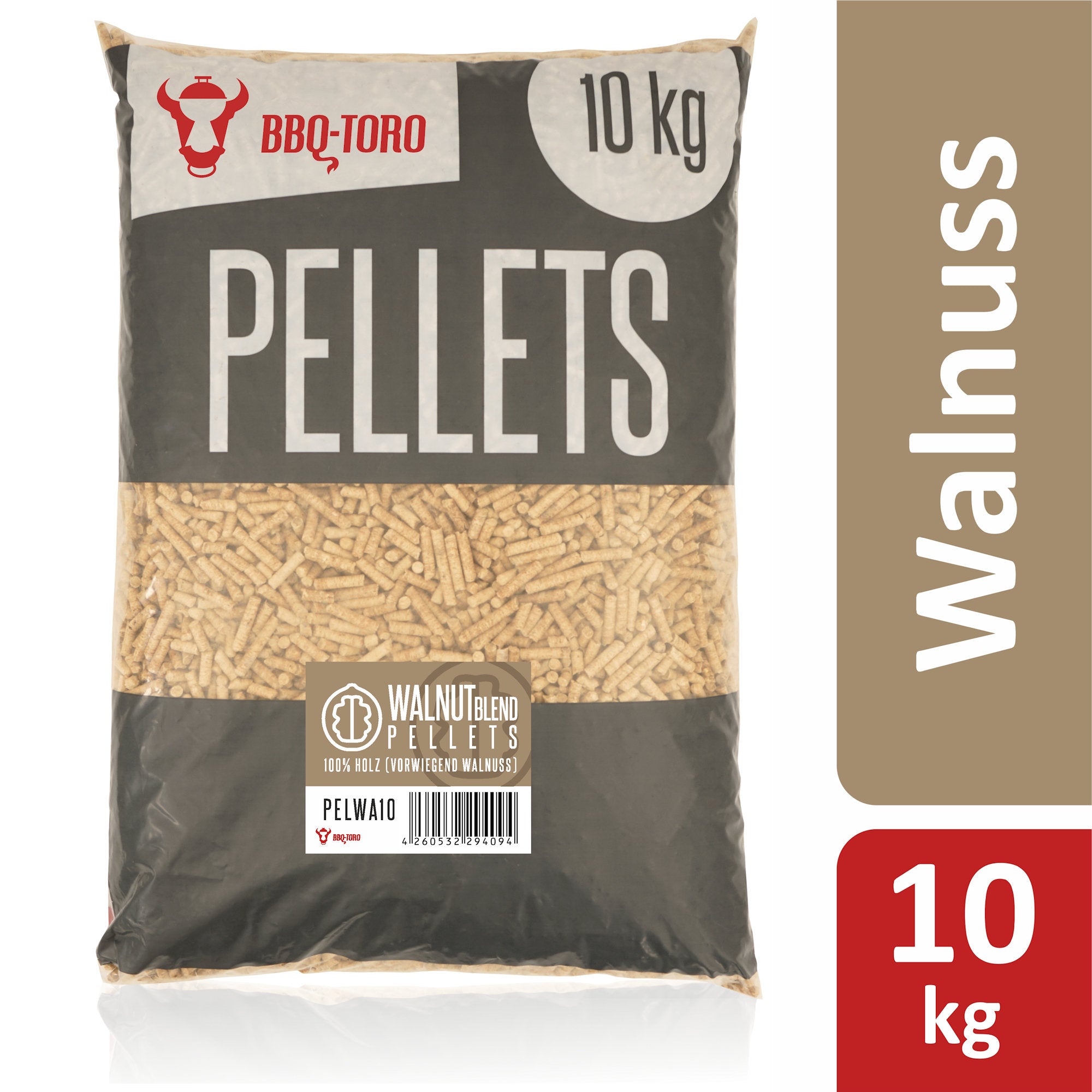 Räucherpellets "Walnut Blend", 100% Holz (vorwiegend Walnuss)