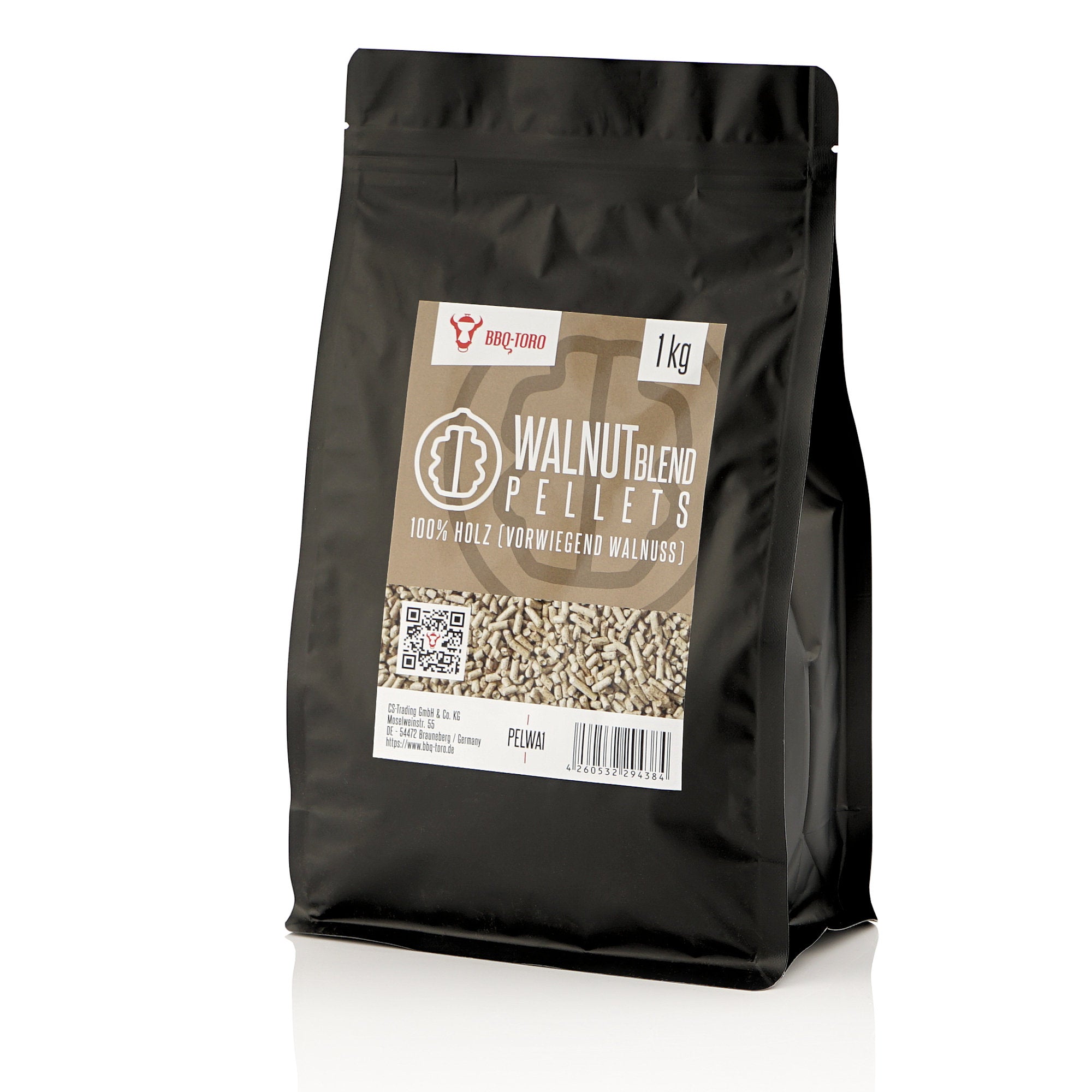 Räucherpellets "Walnut Blend", 100% Holz (vorwiegend Walnuss)