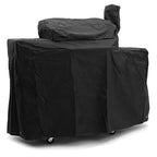 Pellet Smoker Grill PG2, Schwarz - Gold, Pelletgrill