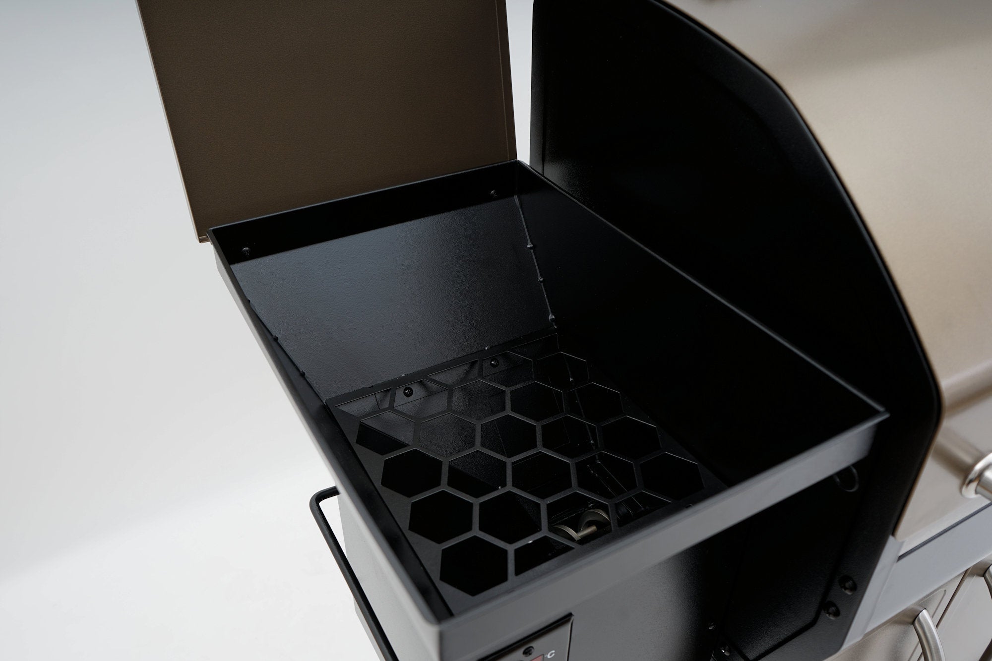 Pellet Smoker Grill PG2, Schwarz - Gold, Pelletgrill