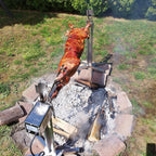 Spanferkelgrill inkl. Motor, höhenverstellbar